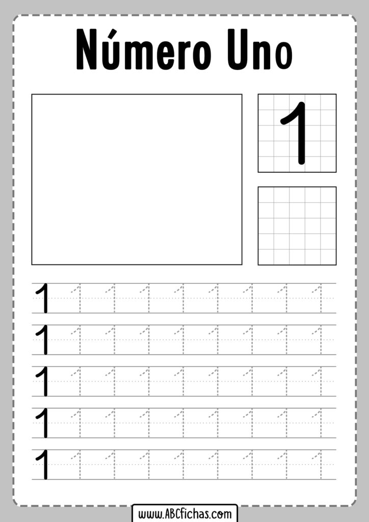 Aprender los Números del 1 al 10 | Trazar y Escribir Números
