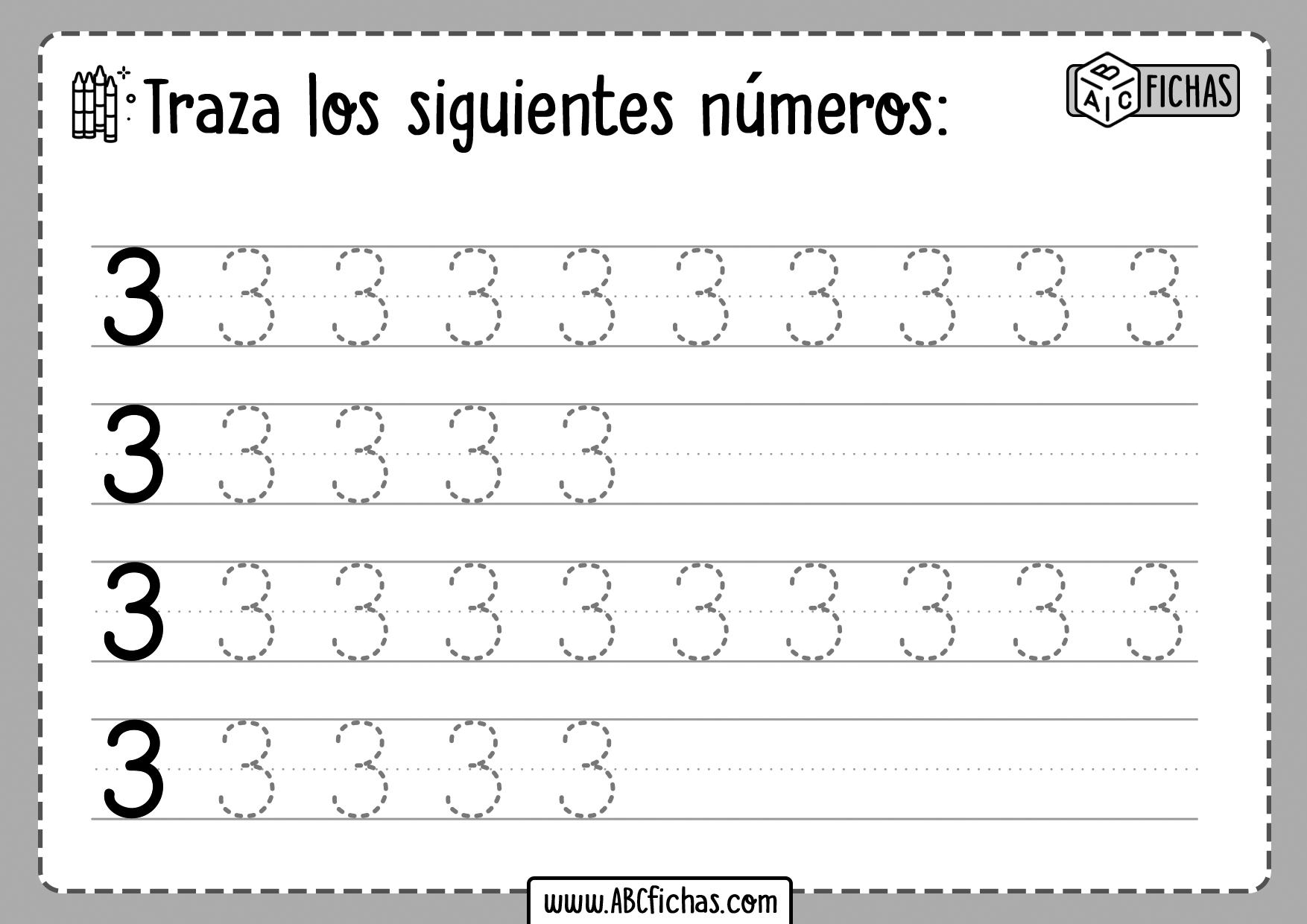 Aprender Los Números Del 1 Al 10 Trazar Y Escribir Números