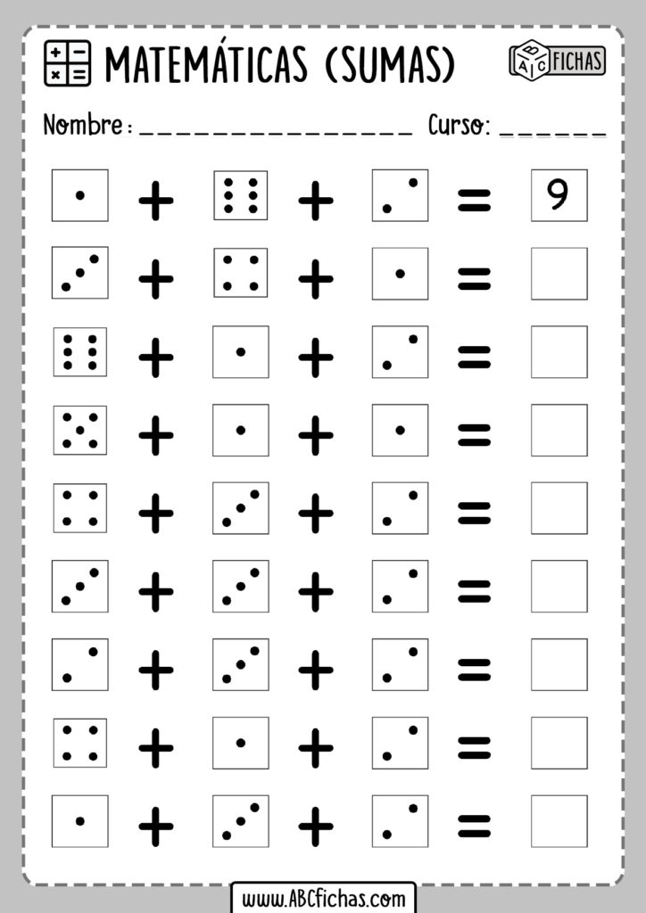 Domino De Sumas - Abc Fichas