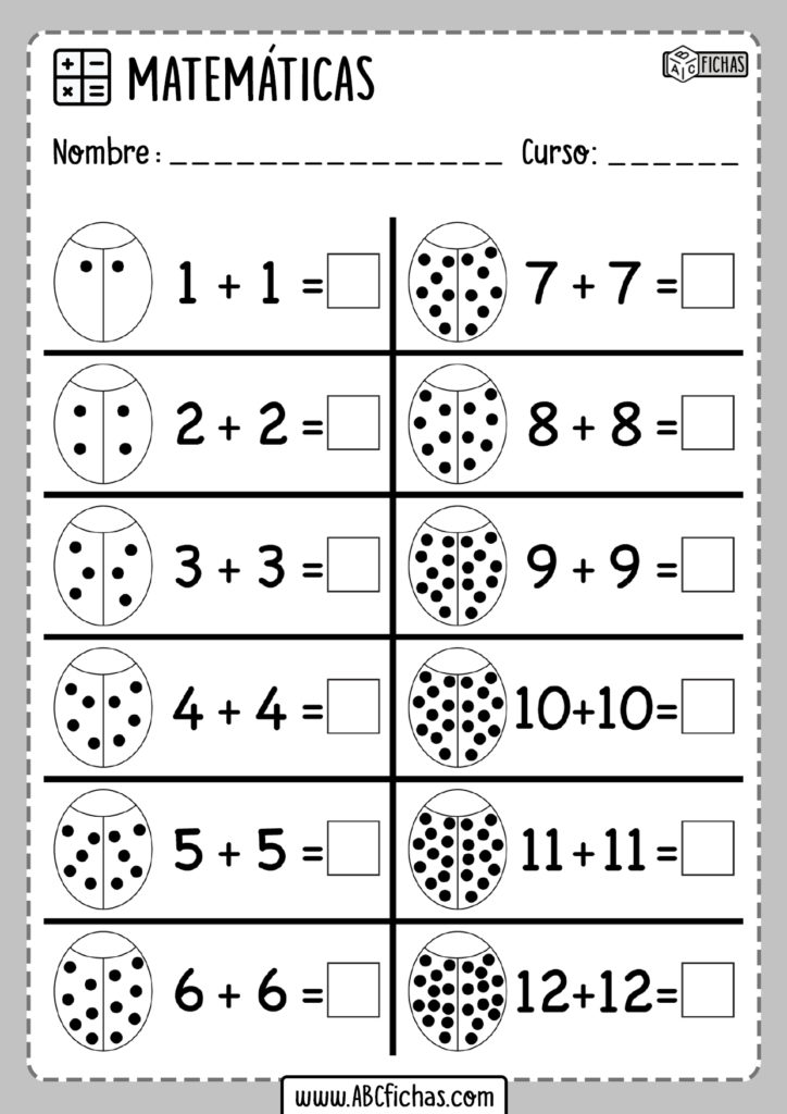 Ejercicios De Sumas De Dibujos Para Ninos Abc Fichas Images 0091