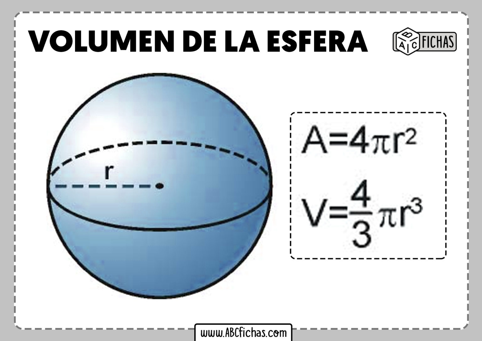 Formula Para Calcular Volumen De Esfera - Printable Templates Free