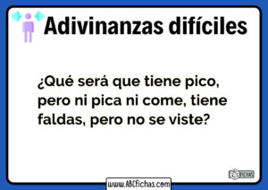 Adivinanzas dificiles con trampa y sin solucion