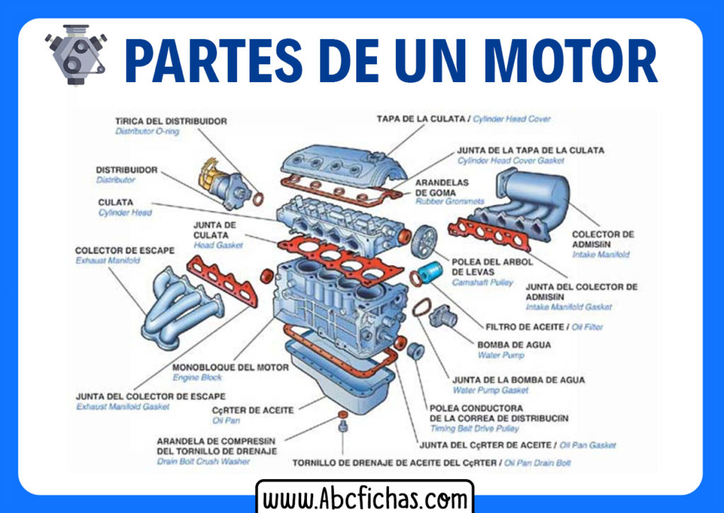 Estructura De Un Motor - ABC Fichas