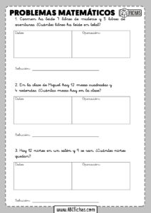 Problemas de matematicas con soluciones