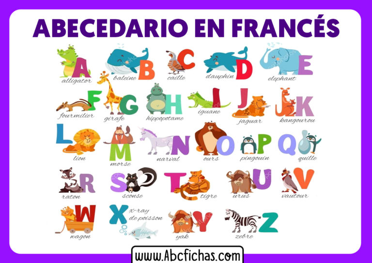 Abecedario En Frances - ABC Fichas