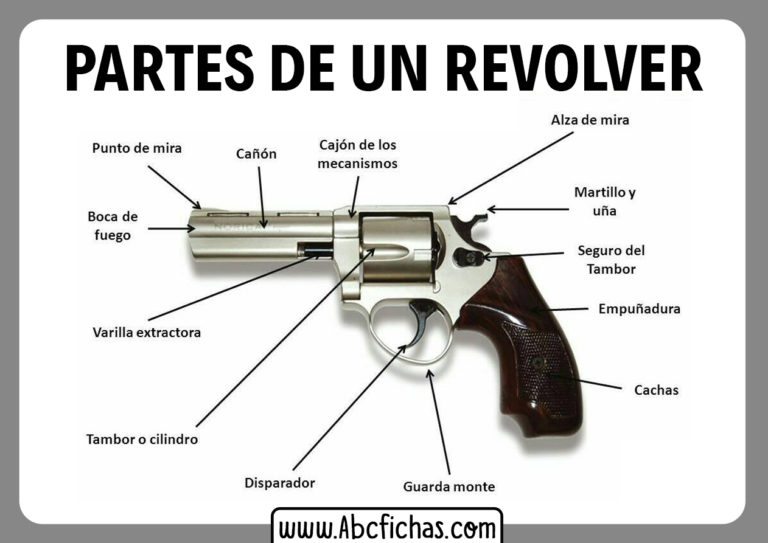 Partes De Un Revolver Abc Fichas