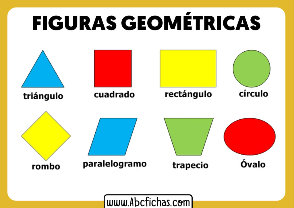 Figuras geometricas para niños ABC Fichas